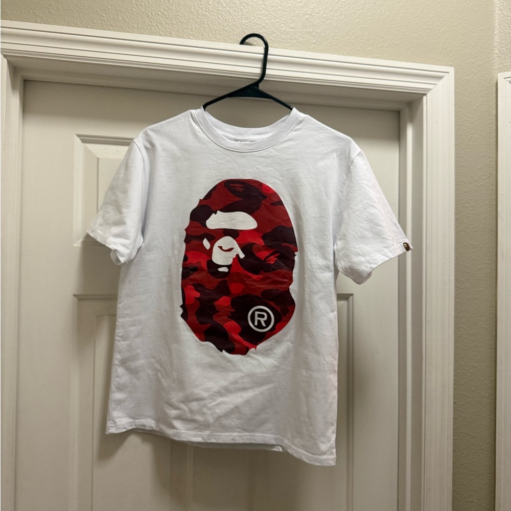 BAPE big head ape shirt